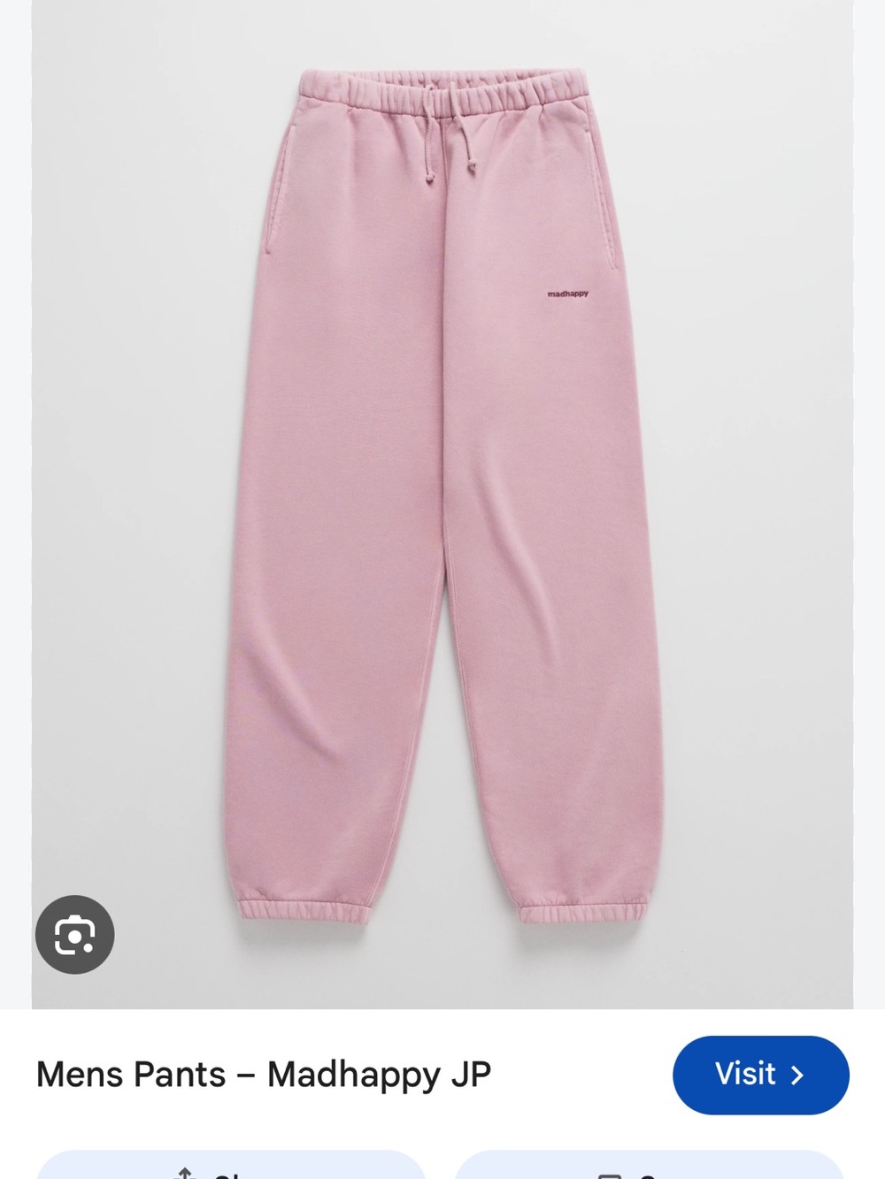 MadHappy pink frost sweatpants size M